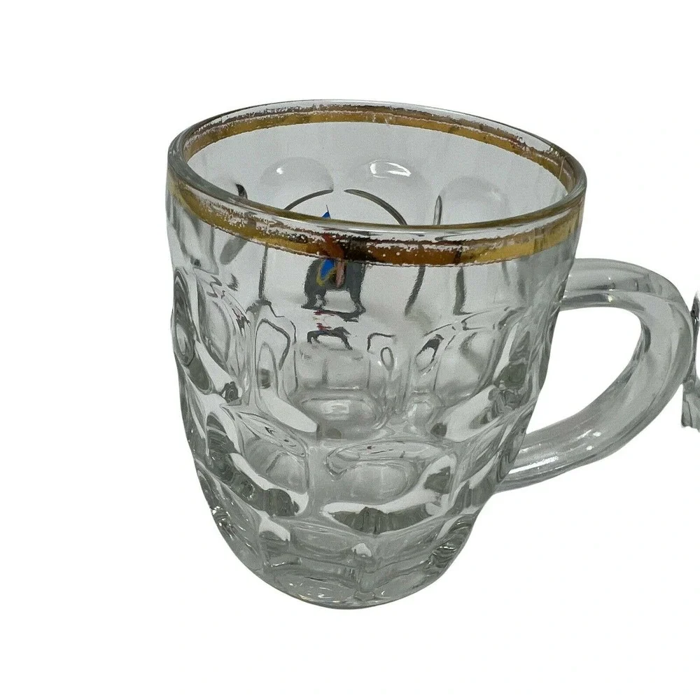 Vintage Canada Drinking Glasses Canadian‎ Mounties on Horses Barware England